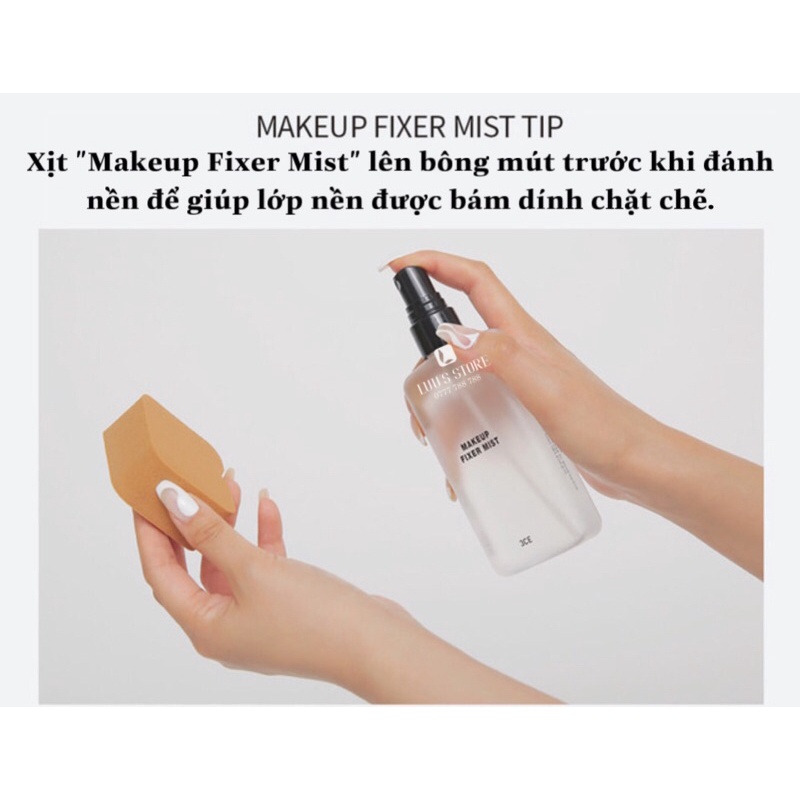 [Nhập RAISINGSTAR18, giảm 30k cho đơn 99k]Xịt Khoá Nền 3CE Makeup Fixer Mist