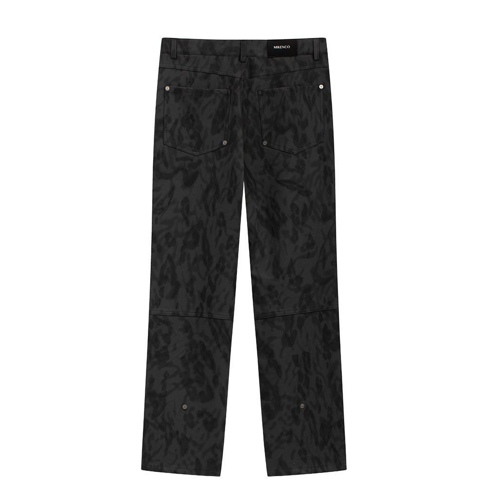 Quần dài nam MIKENCO Tumbled PU Trouser