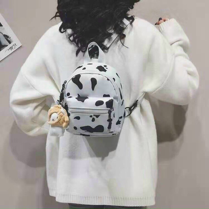 Balo Mini Bò Sữa Siêu Cute