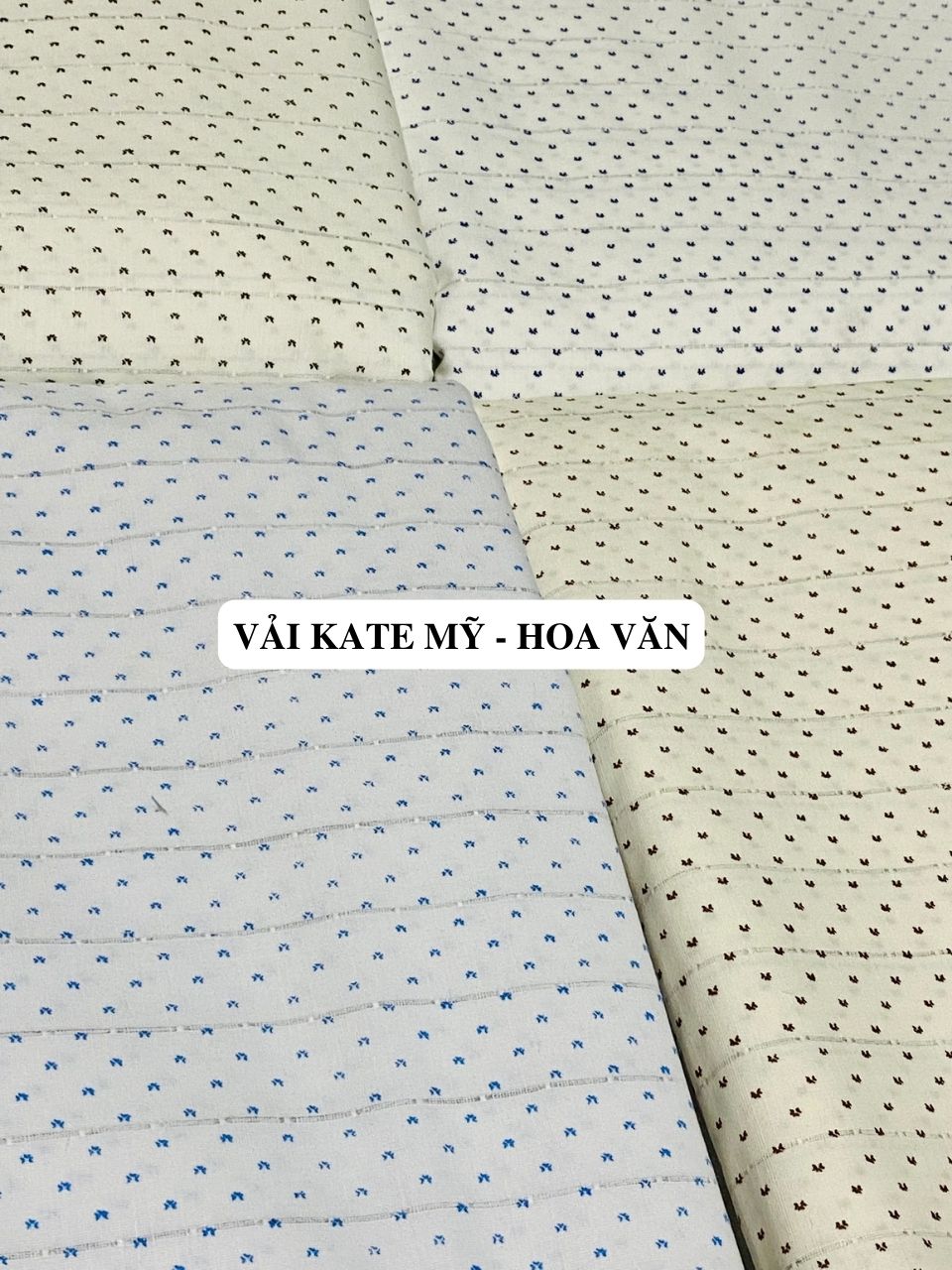 VẢI KATE - HOA VĂN (KHỔ 1M2) -DÒNG VẢI CÔNG SỞ