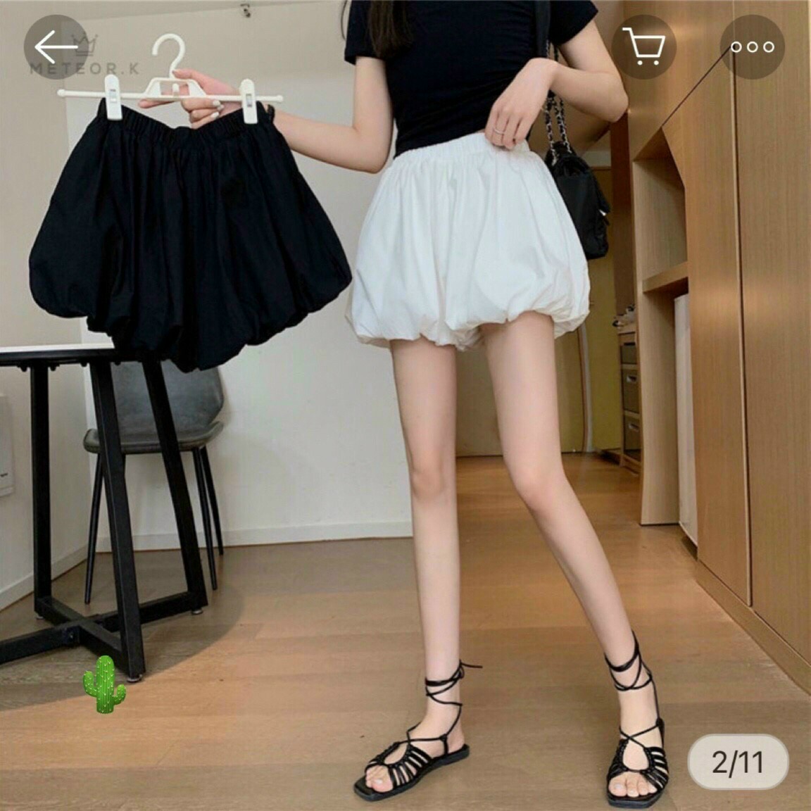 Quần short kate lụa hai lớp trái bí siêu đẹp ttpk0537