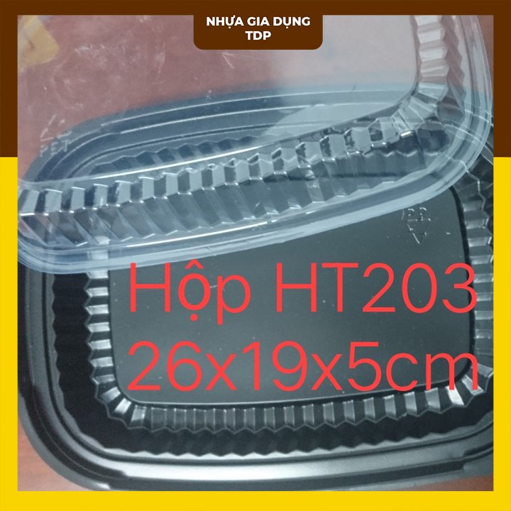 [HCM]Lốc 50 hộp HT203 - đựng thức ăn