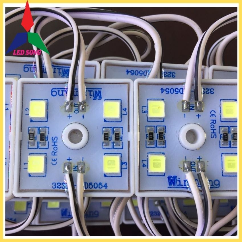 Led Hắt 4 Bóng 5054 Siêu Sáng 12v Dây 20 Modul