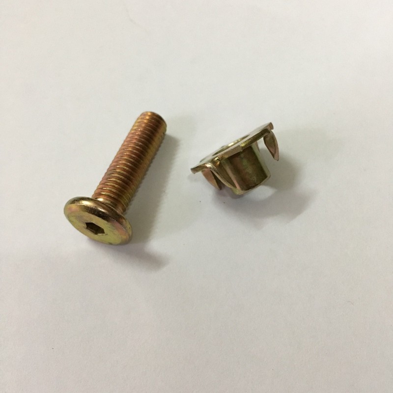Combo tán chấu bắt bu lông lục giác chìm phi 8 dài 30mm x 100 đôi