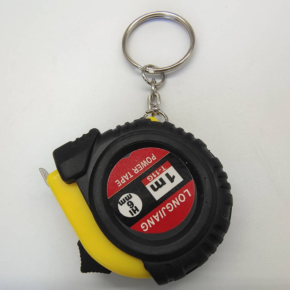 Móc khóa thước rút mini 1 mét