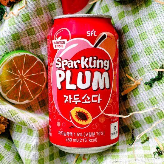 Nước soda SFC Hàn Quốc lon 350ml - 5 Vị