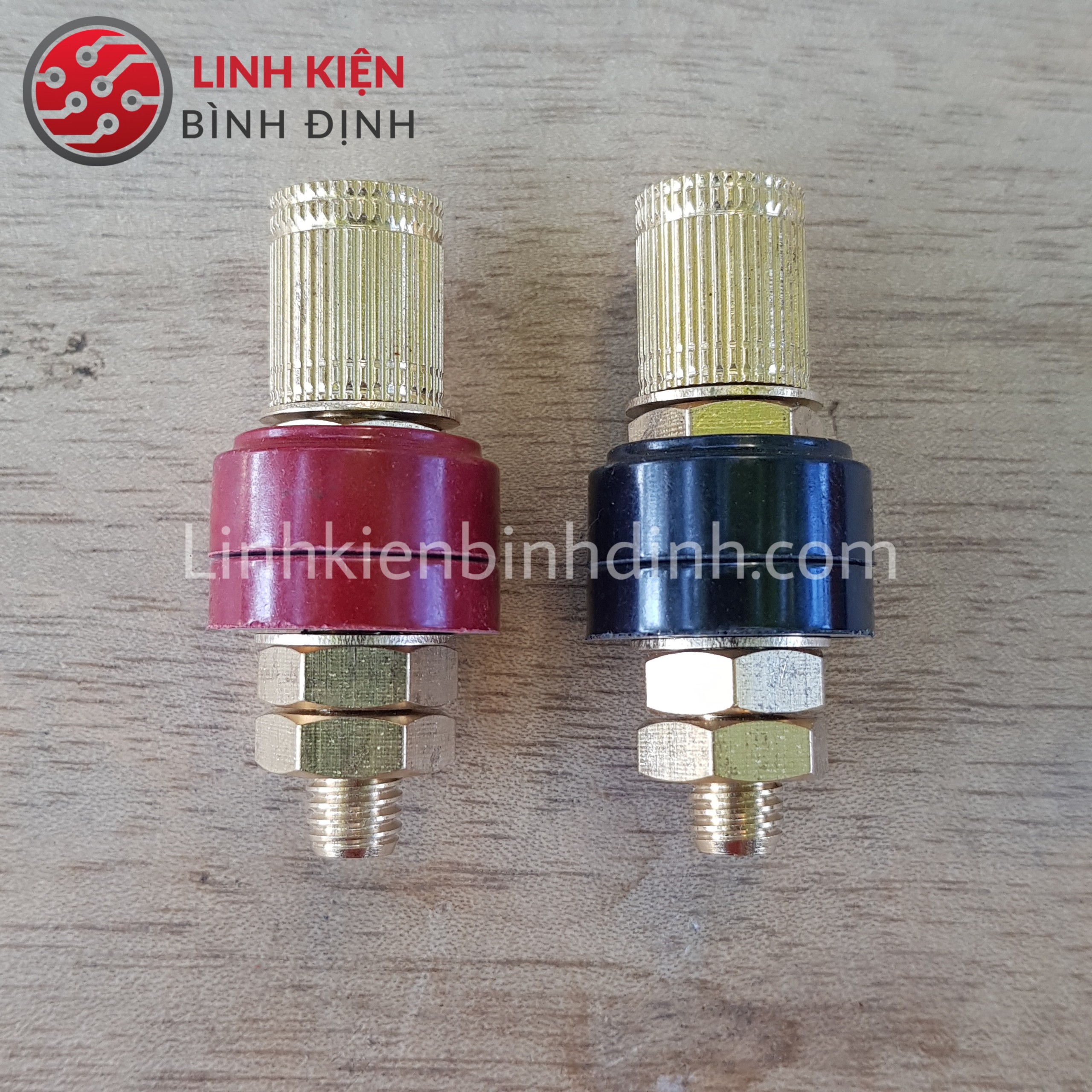 Cặp cọc đồng M8 lắp vỏ ắc quy