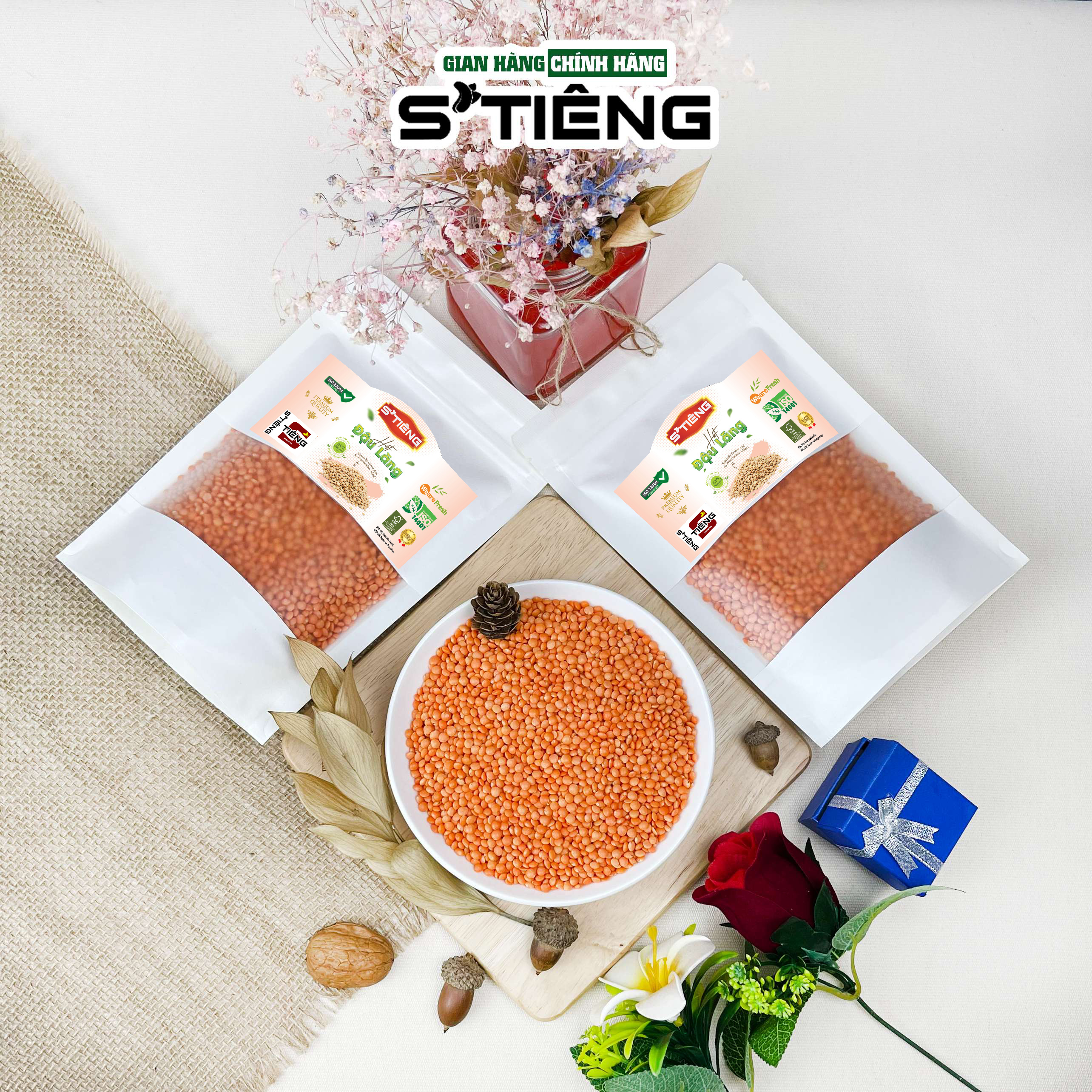 Hạt Đậu Lăng Đỏ STIÊNG Chế Biến Món Ăn