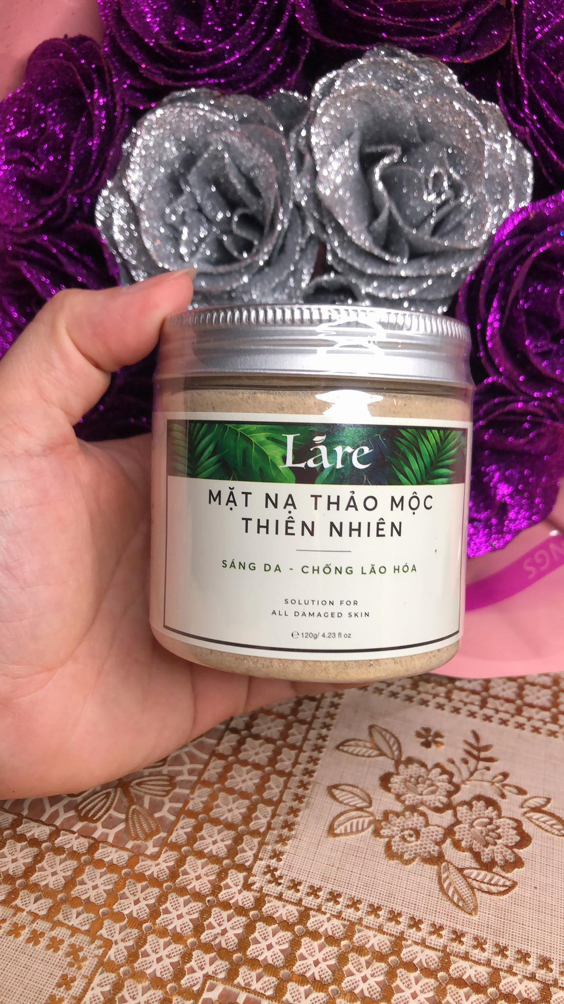 Mặt nạ thảo mộc Thanh Dược Lare (120gr)