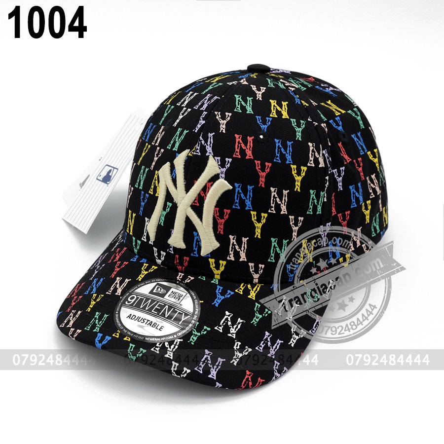 Nón kết MLB Monogram NY sắc màu