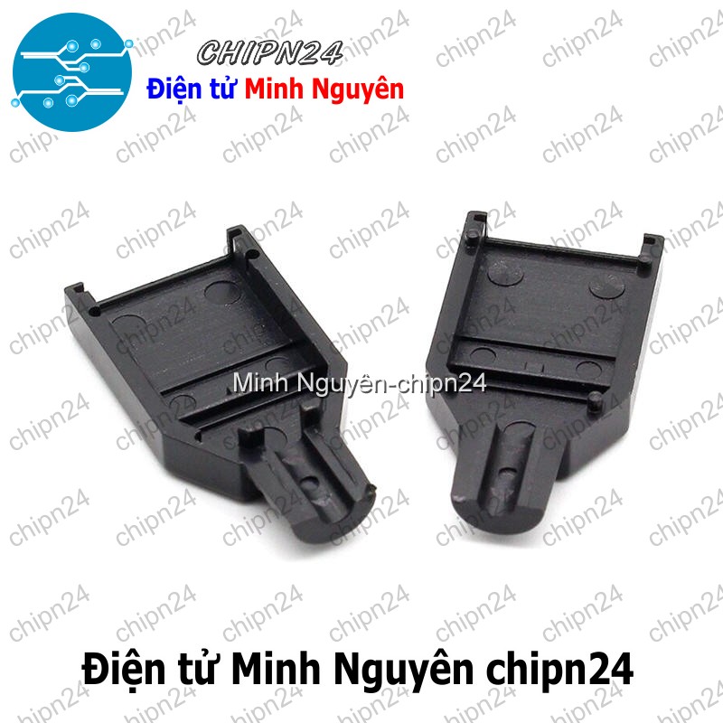[3 cái] (Q54) Đầu+Vỏ nhựa USB A Cái (Đầu Jack USB hàn dây) - HH001361