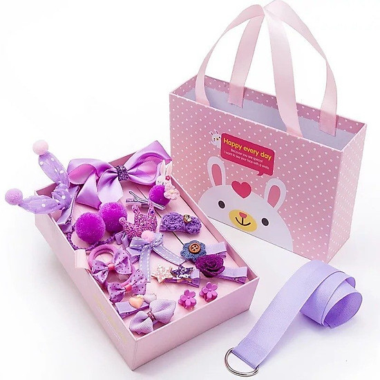 Set nơ buộc tóc 18 chi tiết