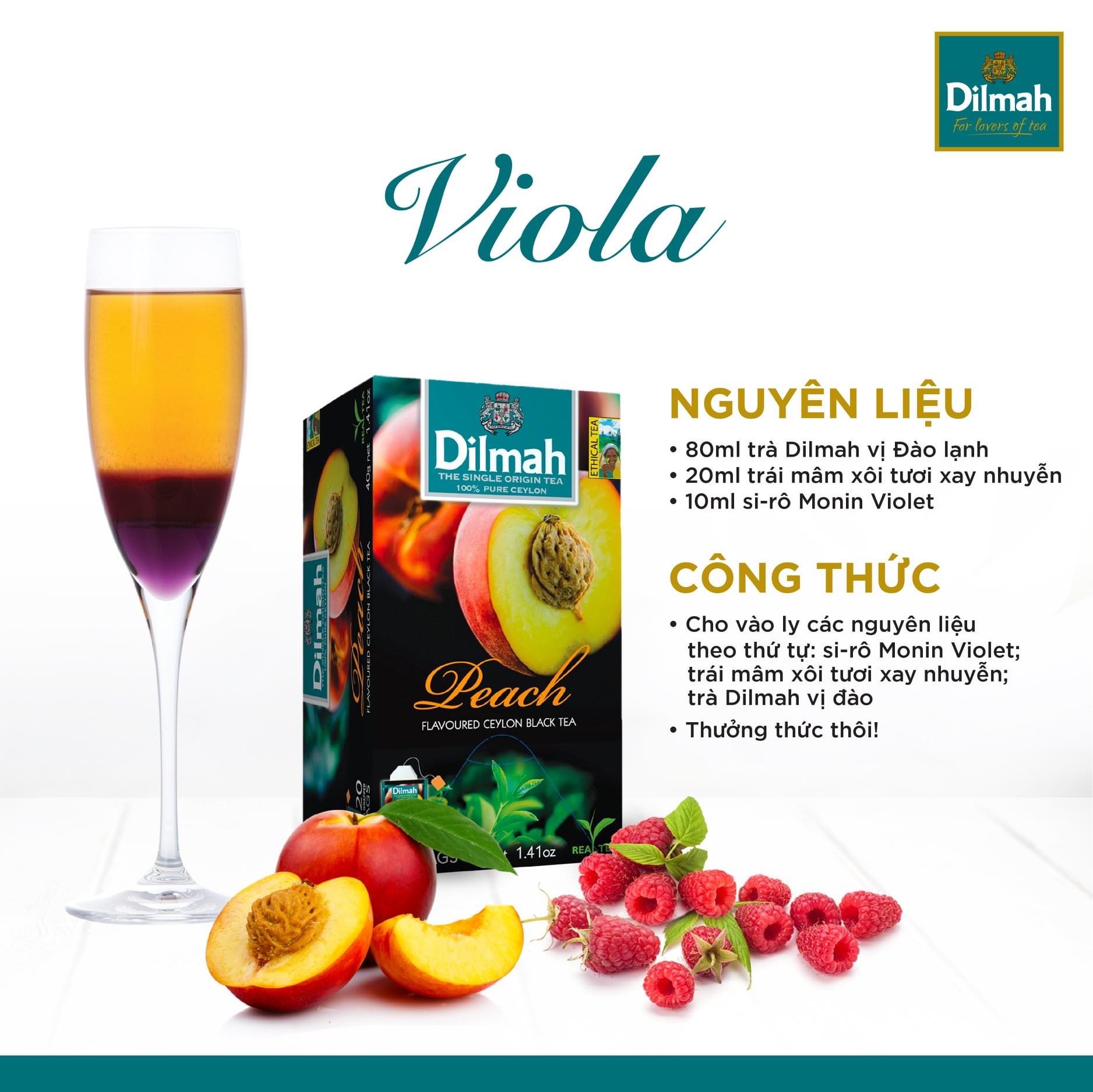 Trà Dilmah Hương Đào 30g