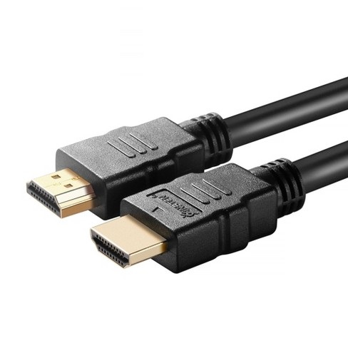 Dây HDMI đen tròn chuẩn 1.4 dài 1.5m.