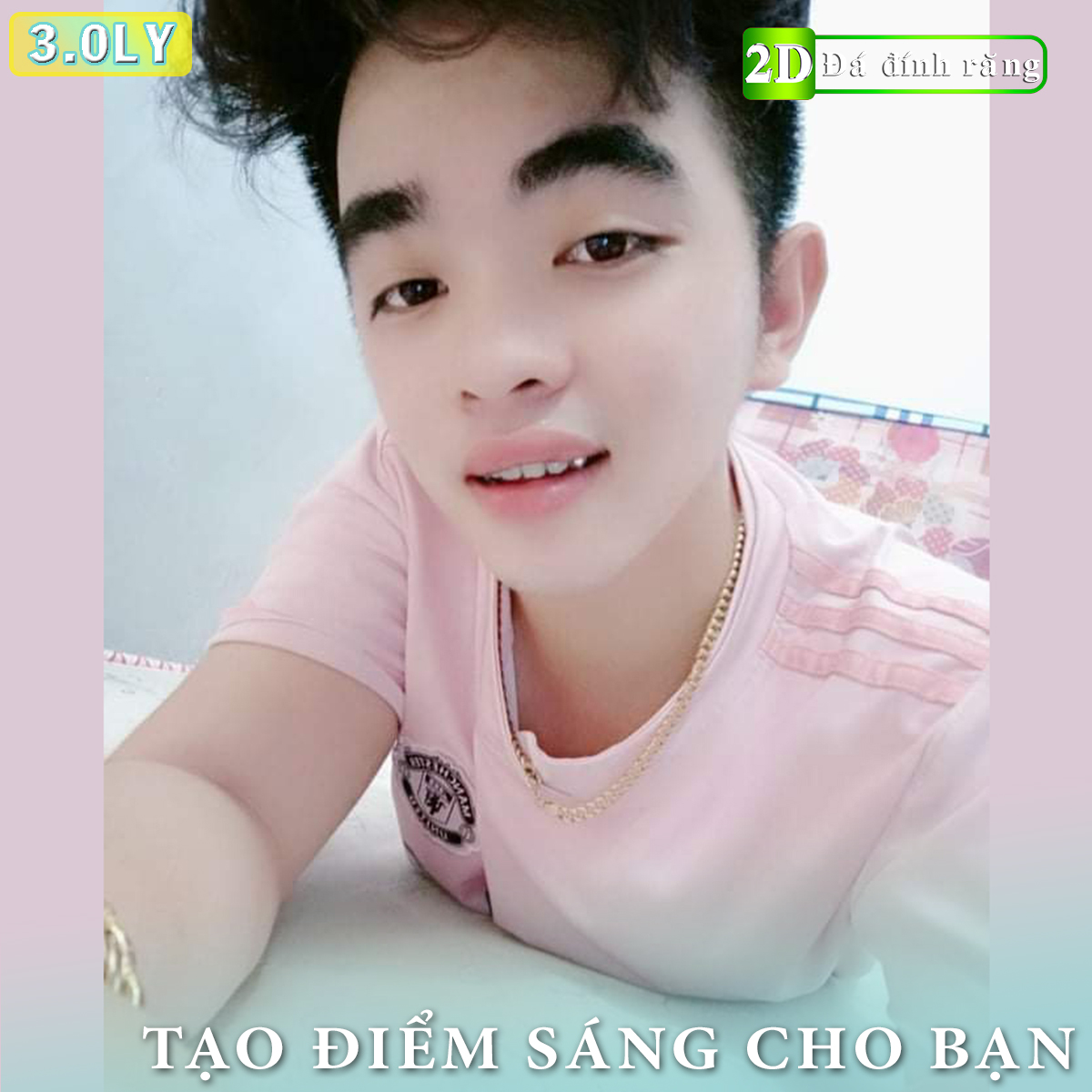 Đá dán răng loại đại cực sáng (5 viên 3LY + keo dán + bút gắn)