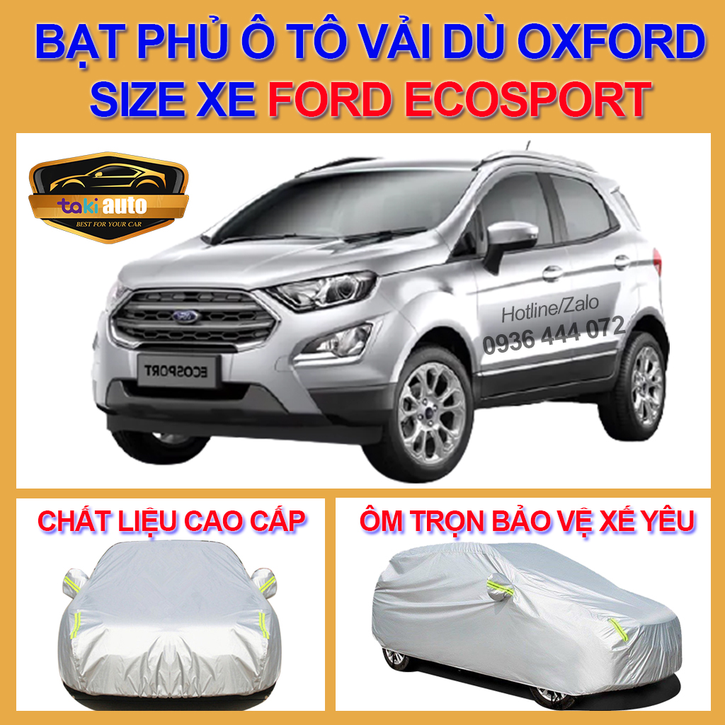 [EcoSport-type umbrella fabric] canvas hooded cars Ford EcoSport parachute cloth Oxford high-grade, coat tarpaulin coating hooded cover sealing cover sun, rain cover, anti-hot, waterproof protection vehicle Oto 4,57 spot, silver cover Hood car coated
