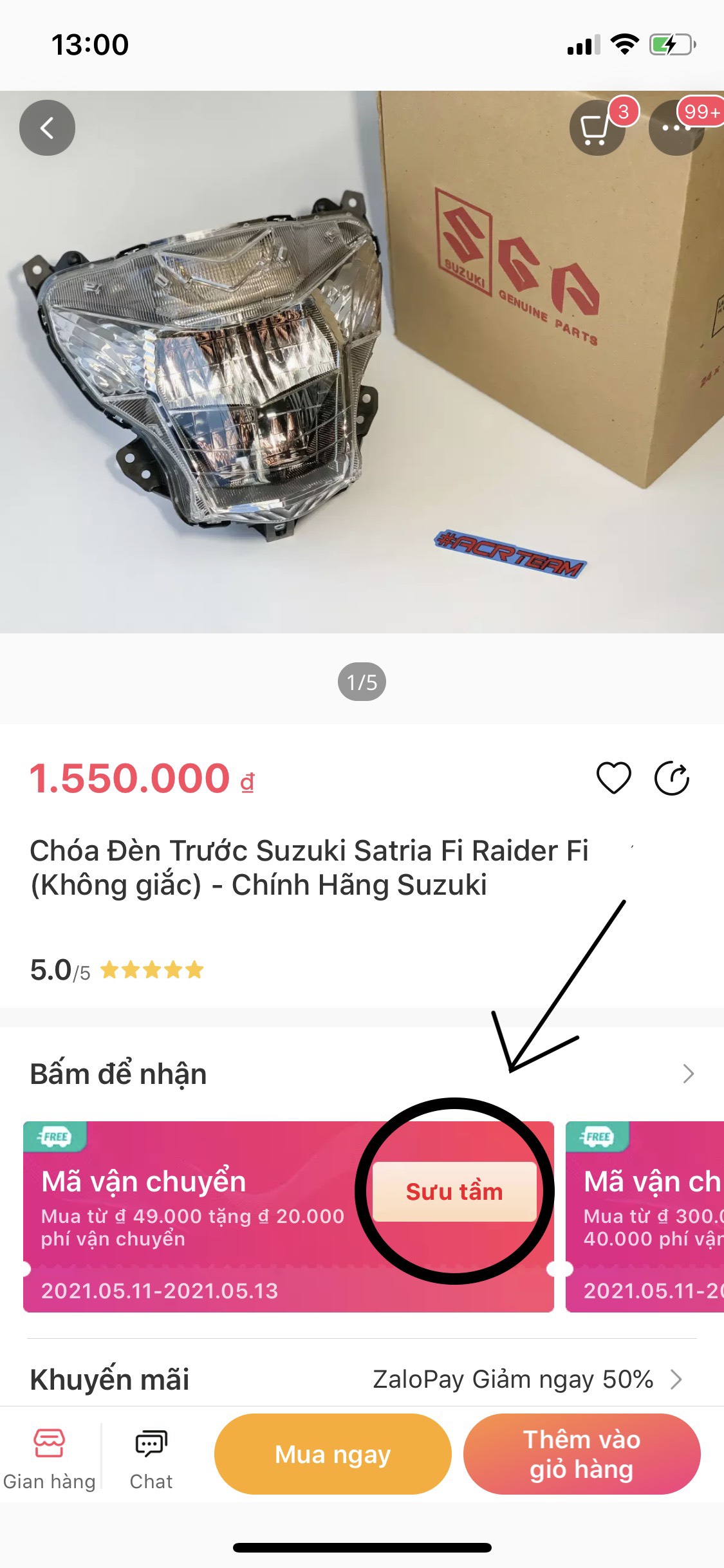 [HCM]Cốt Cần Số - Satria Fi Raider Fi - Chính Hãng