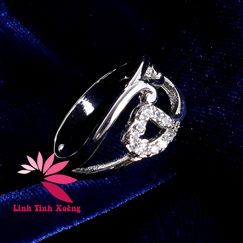 Nhẫn mạ Bạc cao cấp November Love MKM11