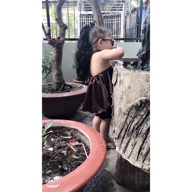 Tóc giả bé gái 💄FREESHIP💄Tóc cột xù ngắn dành cho bé gái