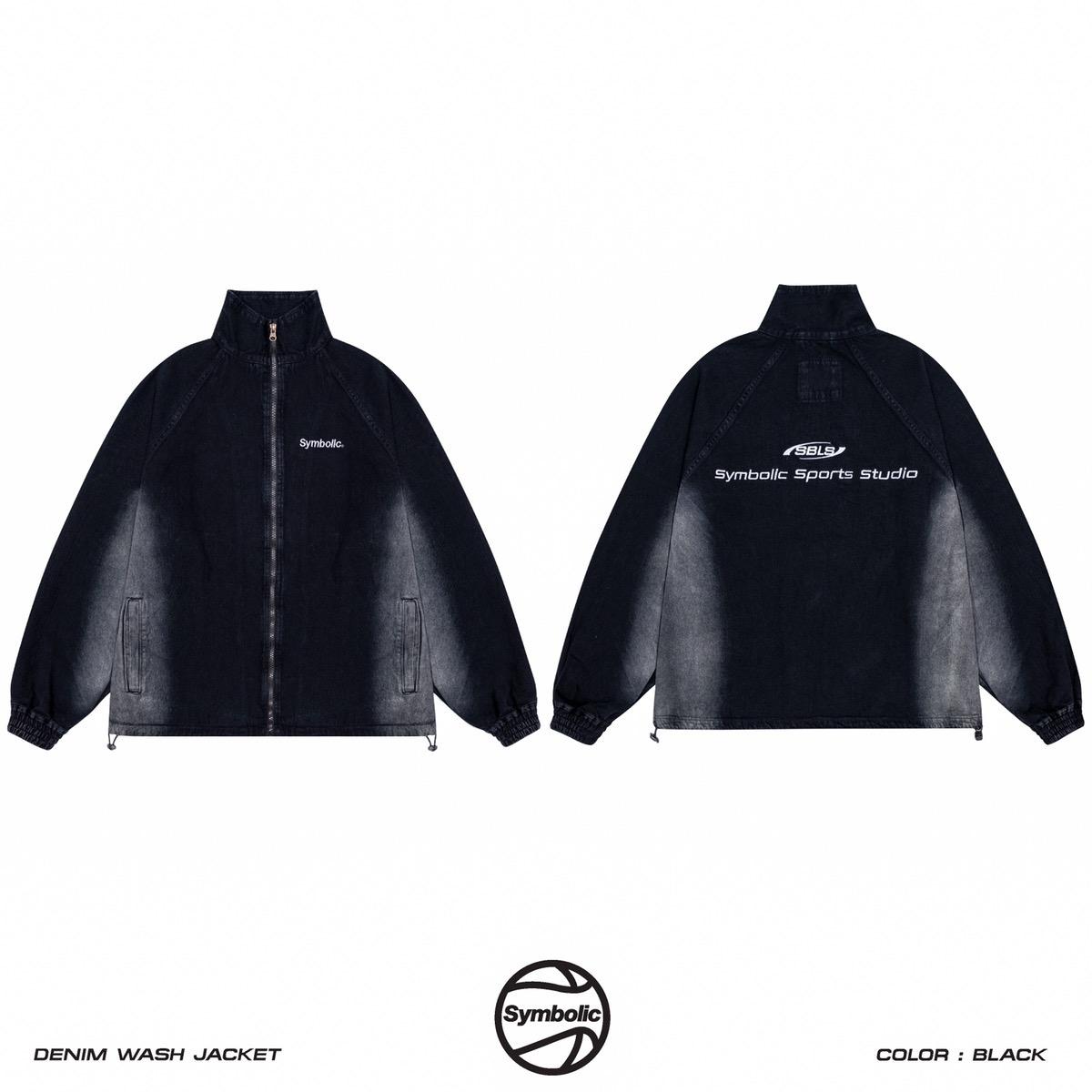 Áo Khoác Denim Wash Jacket Symbolic