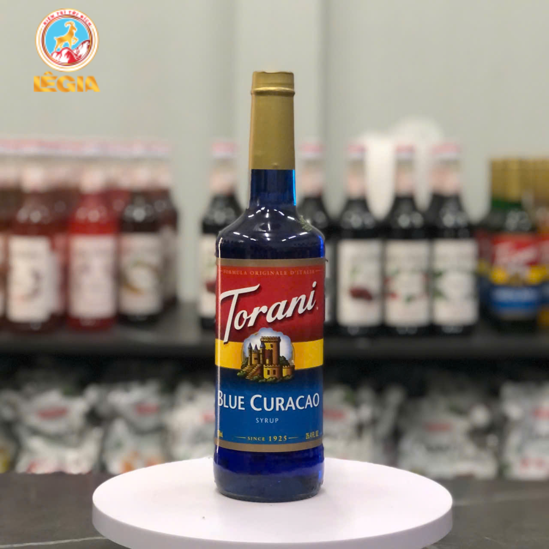 SIRO TORANI CURACAO 750ML - TORANI BLUE CURACAO SYRUP