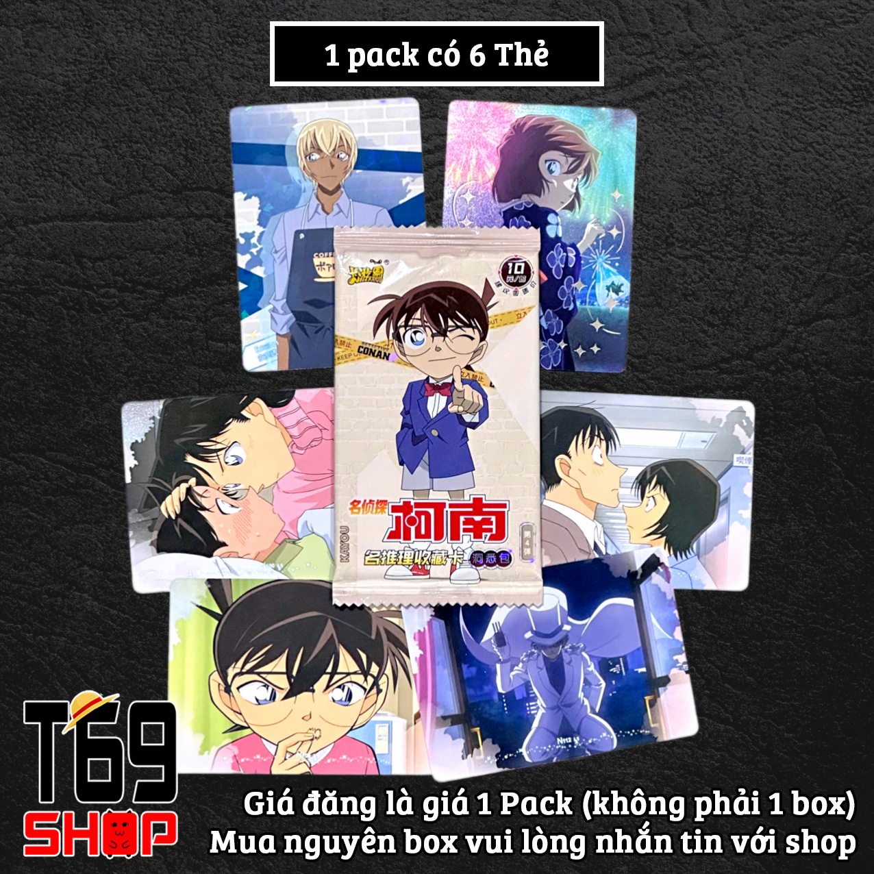 [Chính Hãng KAYOU] Pack nhân phẩm, gói thẻ nhân phẩm anime Detective Conan, Hatsune Miku [T69 Shop]