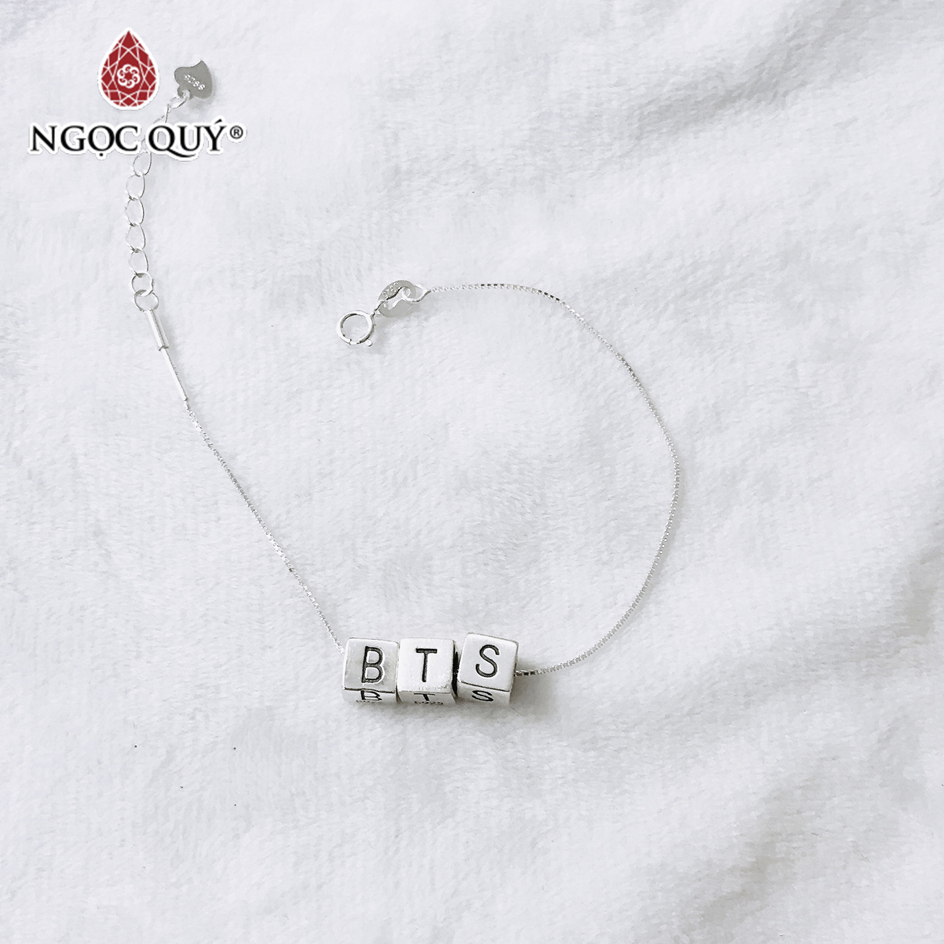 Lắc bạc BTS - Ngọc Quý Gemstones