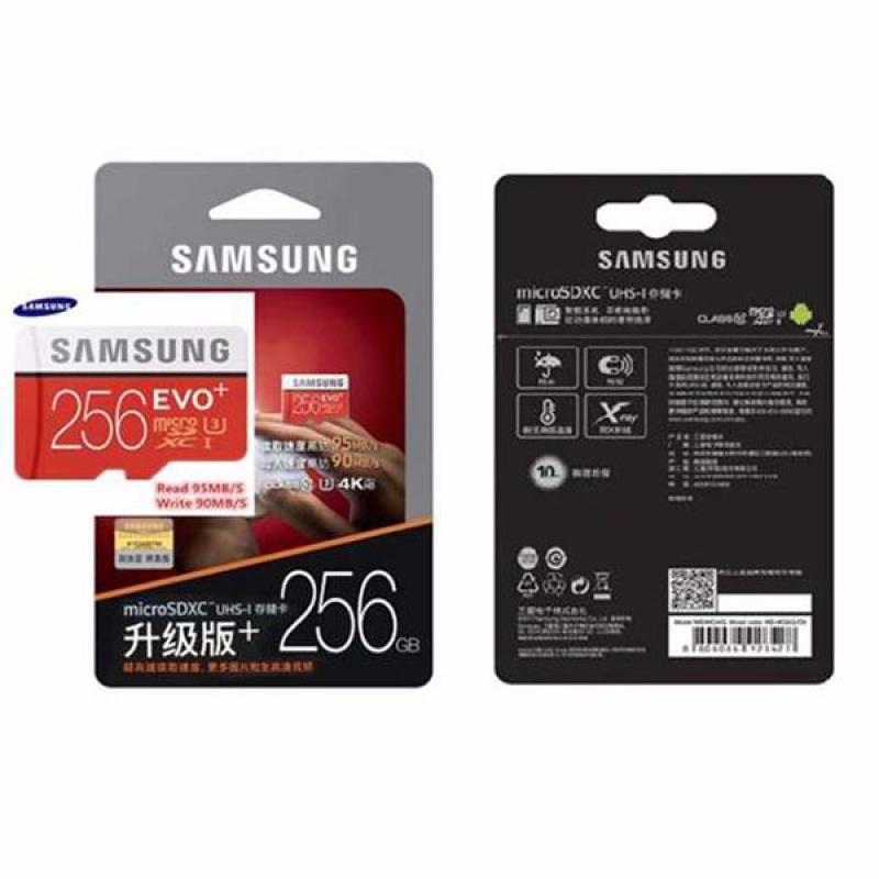 Thẻ nhớ micro SD samsung Evo plus 256GB video 4k 100Mb/s