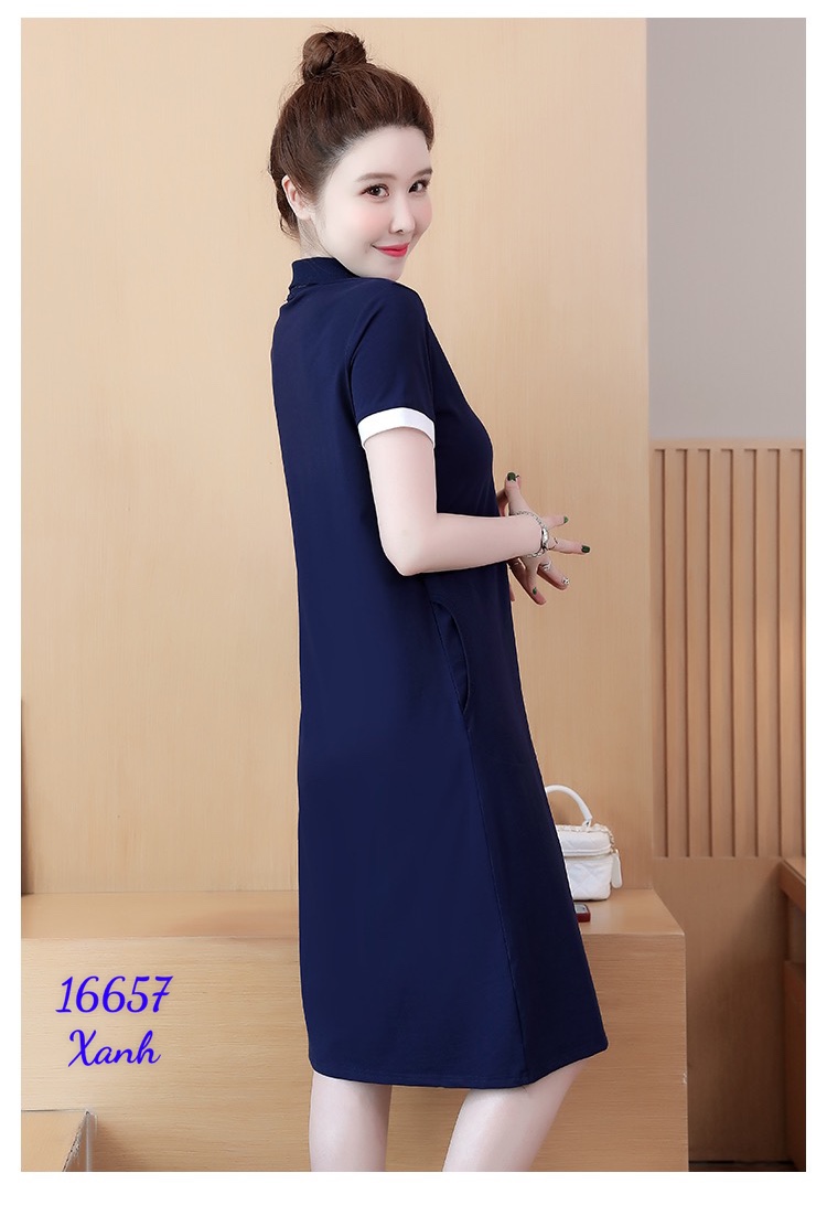 Đầm BIGSIZE Polo 1 Nơ 16657