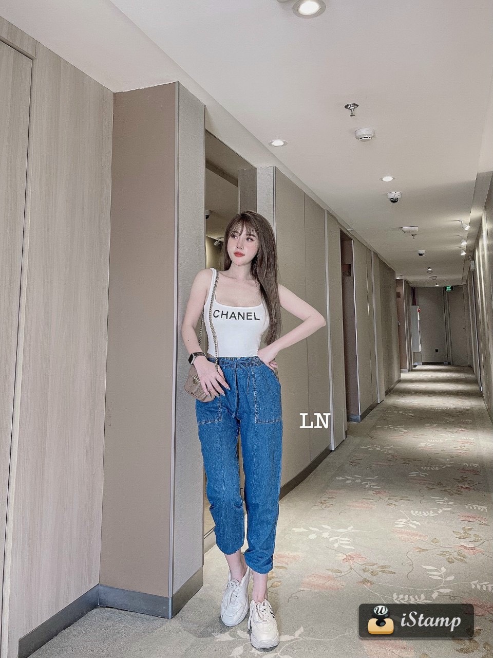 QUẦN BÒ CHUN BO GẤU 2 MÀU CHO NỮ