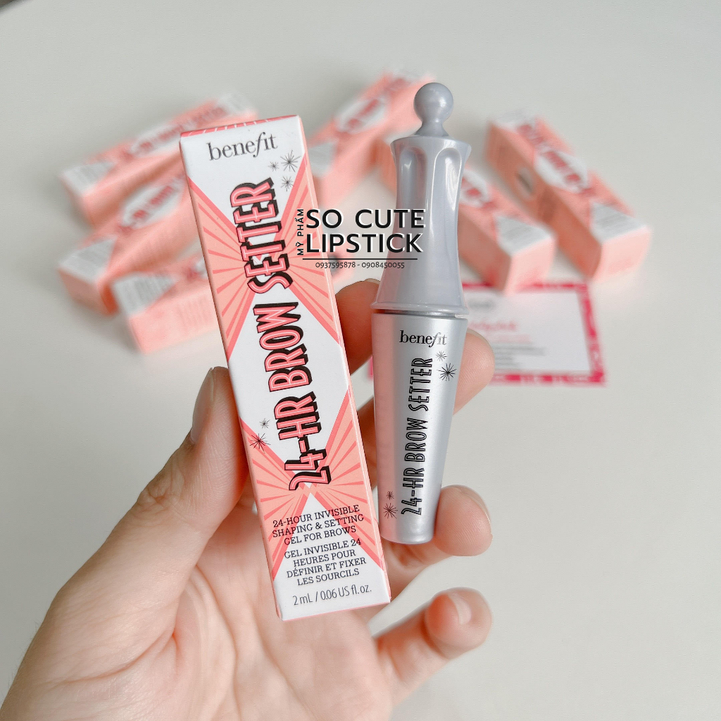 Mascara chân mày Beenefit 24-HR Brow Setter Shaping & Setting Gel 2ml Minisize