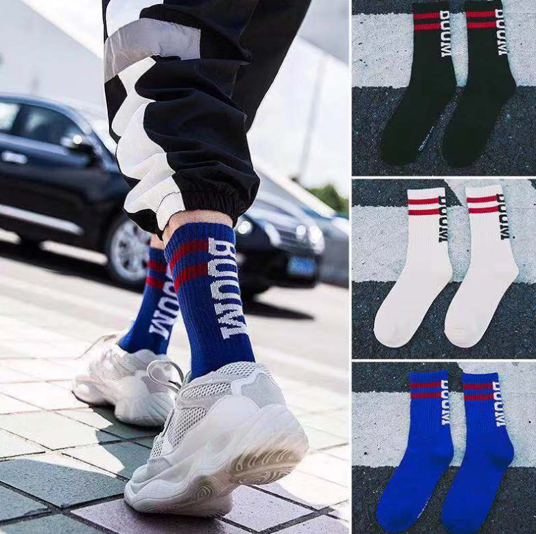 Set 2 Đôi Tất BOOM Cao Cổ Siêu Hot (có 2 màu)