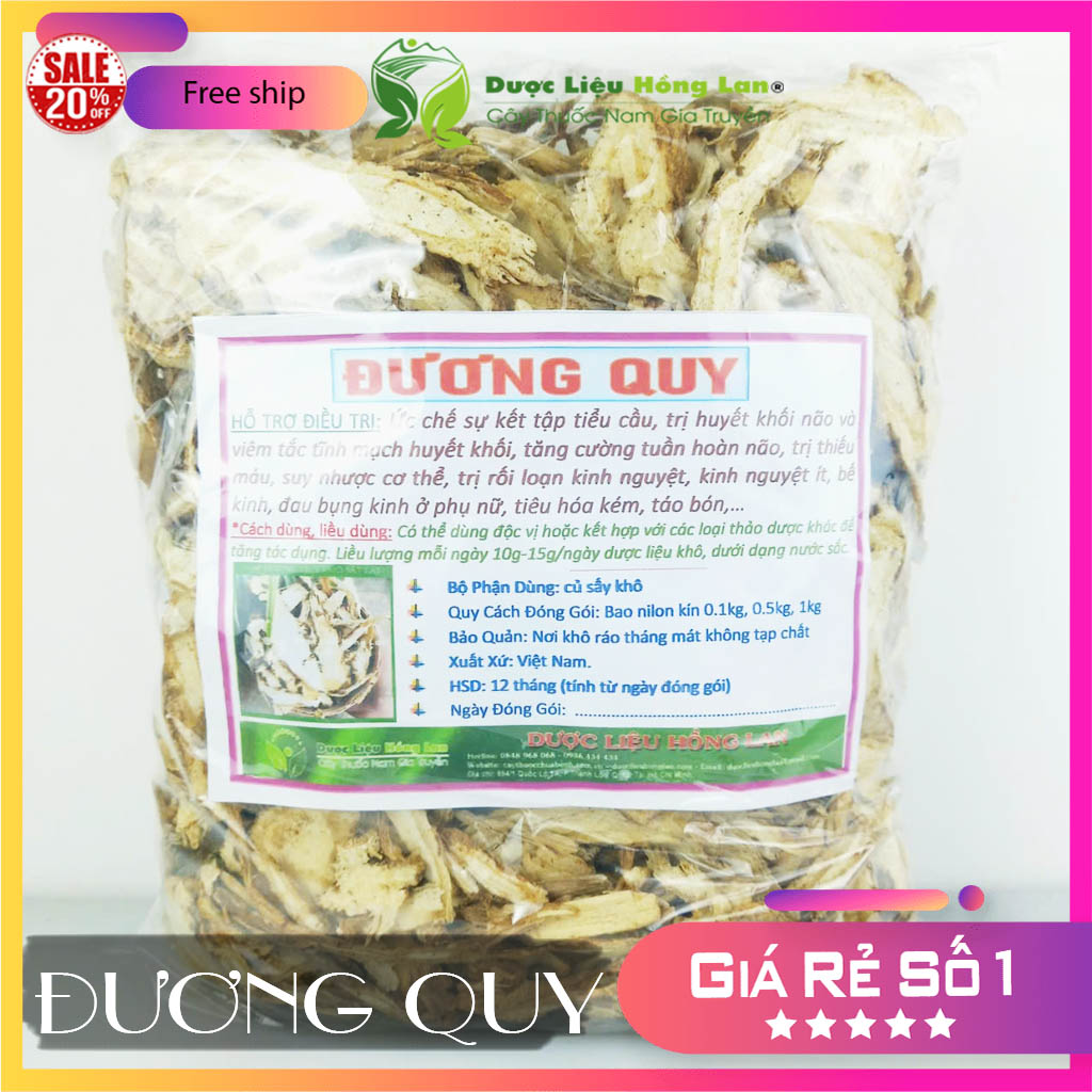 [FreeshipMAX] ✅[THƯỢNG HẠNG] 100g Đương Quy Củ đẹp loại 1 - (Hàng chính hãng)