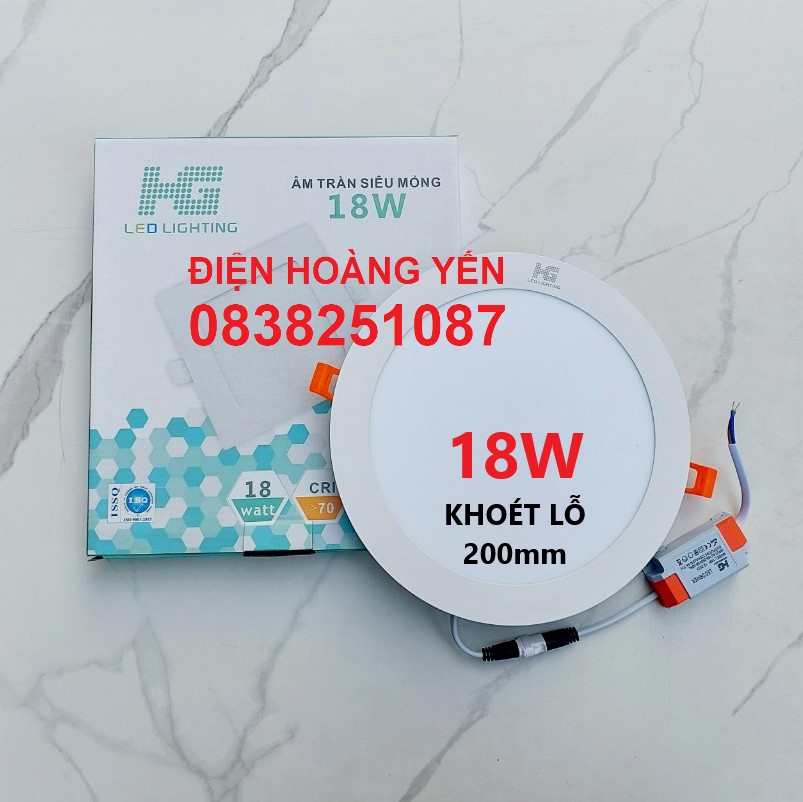 Đèn led âm trần siêu mỏng 18W HG