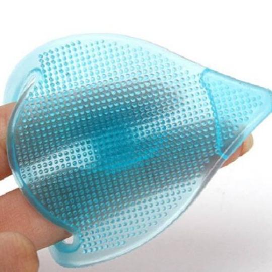 miếng rửa mặt massage silicon