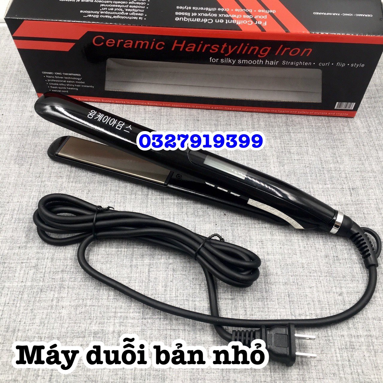 Máy duỗi tóc cao cấp Hàn Quốc 998 bản nhỏ