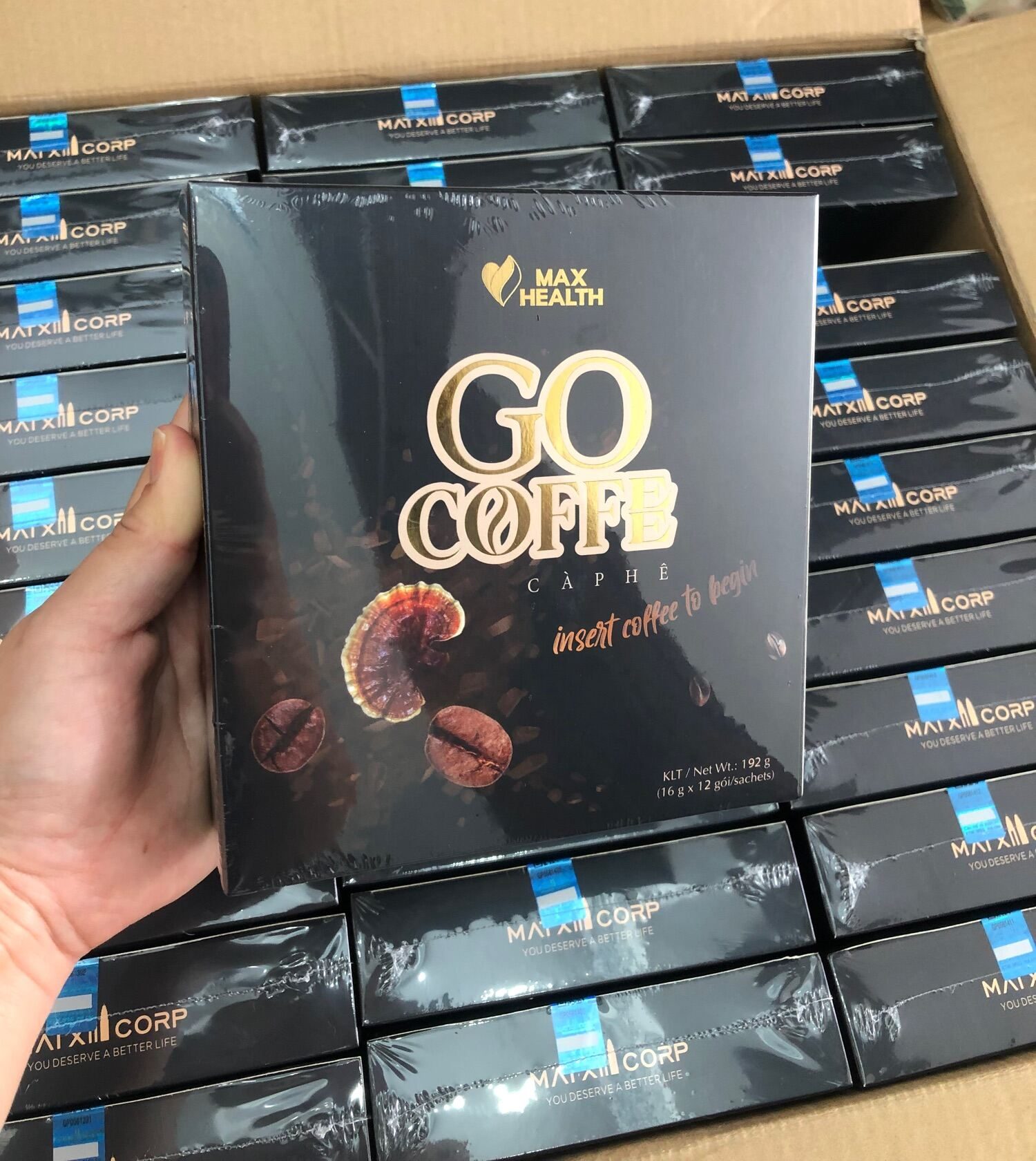 Cà phê giảm cân GO hộp 12 gói