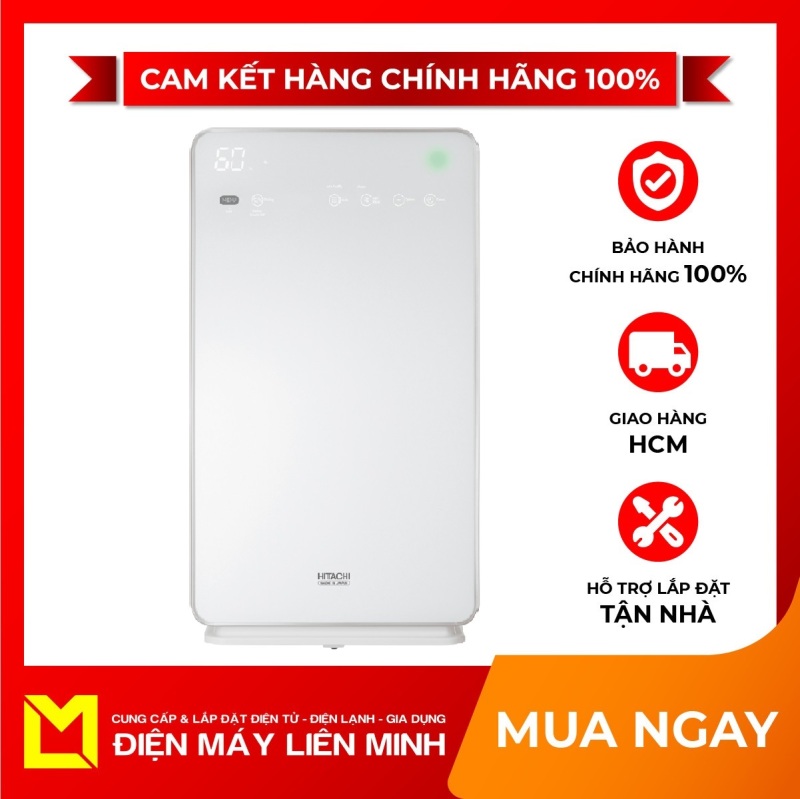 Bảng giá Máy lọc không khí Hitachi EP-M70E W - Bộ lọc HEPA lọc bụi, phấn hoa và các tác nhân gây dị ứng Bộ lọc khử mùi khử mùi hiệu quả và dễ dàng vệ sinh,tiết kiệm điện năng