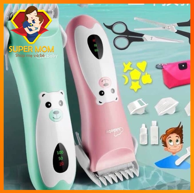 Tông Đơ Cắt Tóc Cho Bé LUKBABY siêu bền(TẶNG KHĂN TRÙM)