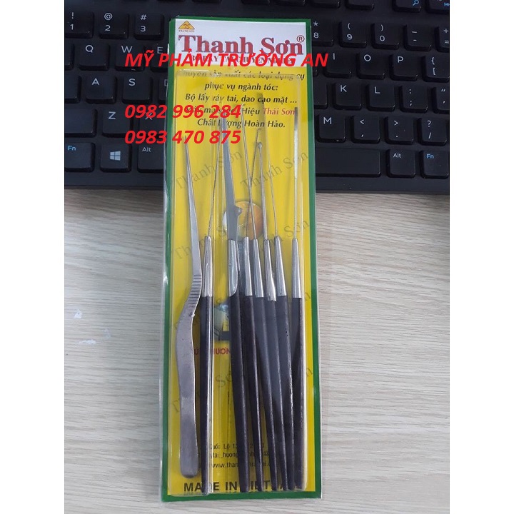 Bộ Dụng Cụ Lấy Rái Tai 8 Món