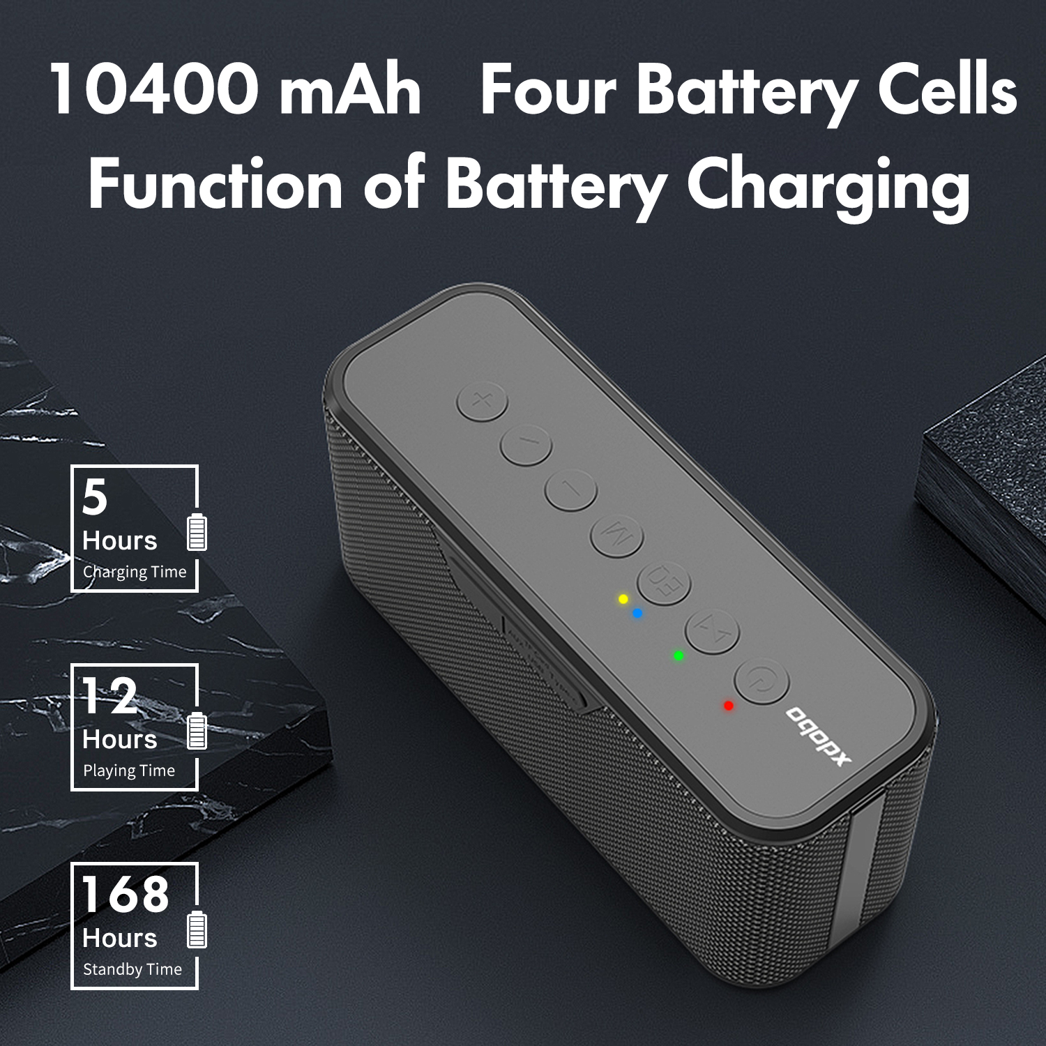 Loa di động bluetooth XDOBO X8Plus Công suât 80W