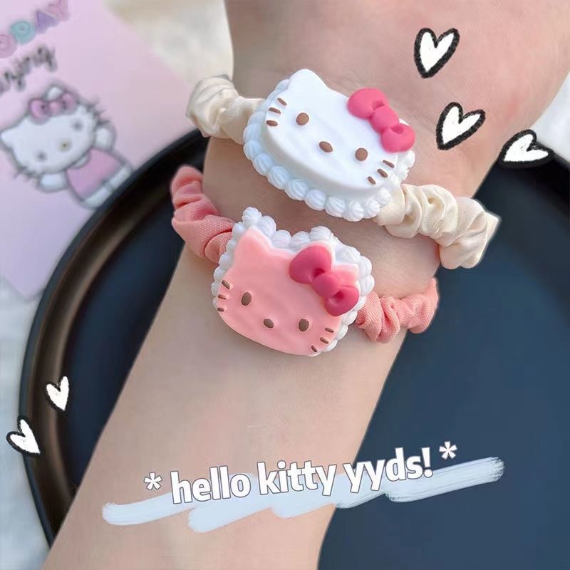 Dây Cột Tóc Nữ Lolila Dễ Thương- Buộc Tóc Nữ Hình Kitty (1 chiếc)