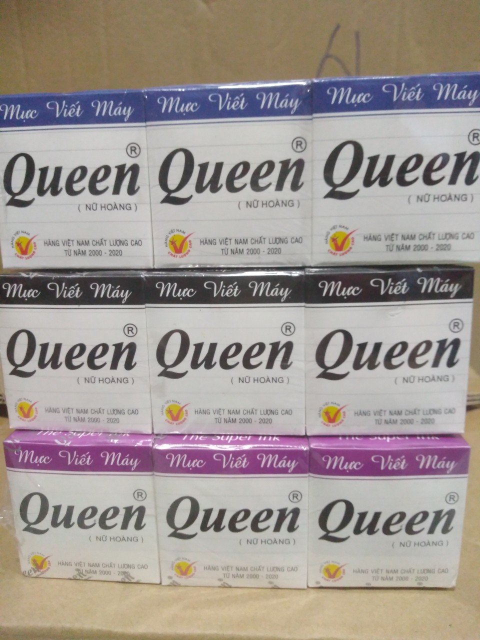 Mực dùng cho bút máy Queen 30ml chính hãng