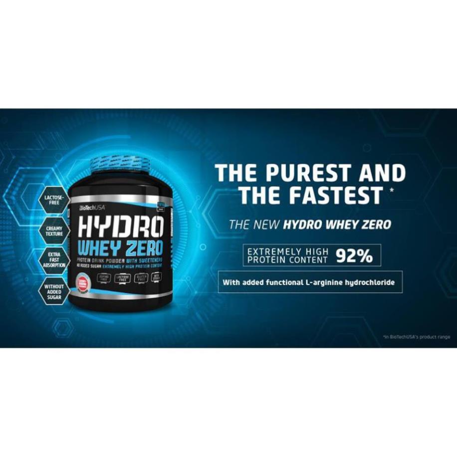 HYRO WHEY ZERO Hỗ Trợ Tăng Cơ Biotech Hydro Whey Zero 4lbs (1,8kg)