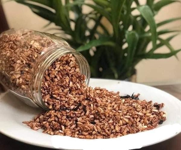 Cốm gạo lứt sấy rong biển túi 250gr