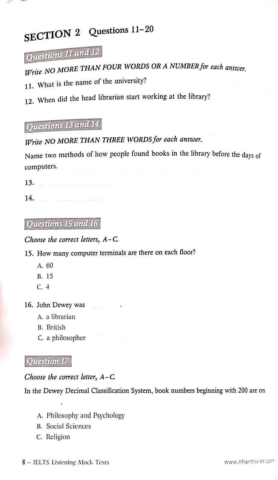 IELTS Listening Mock Tests CD