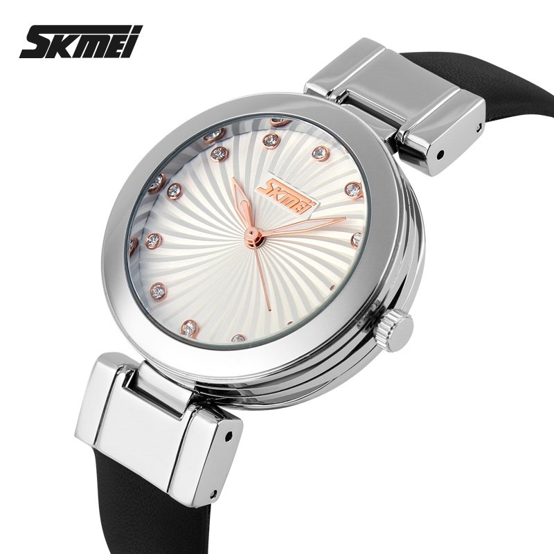 Đồng hồ nữ dây da Skmei 9086