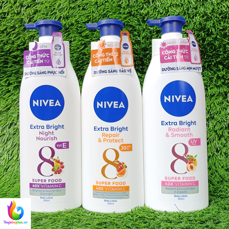 Sữa Dưỡng Thể Sáng Da Nivea 350ml