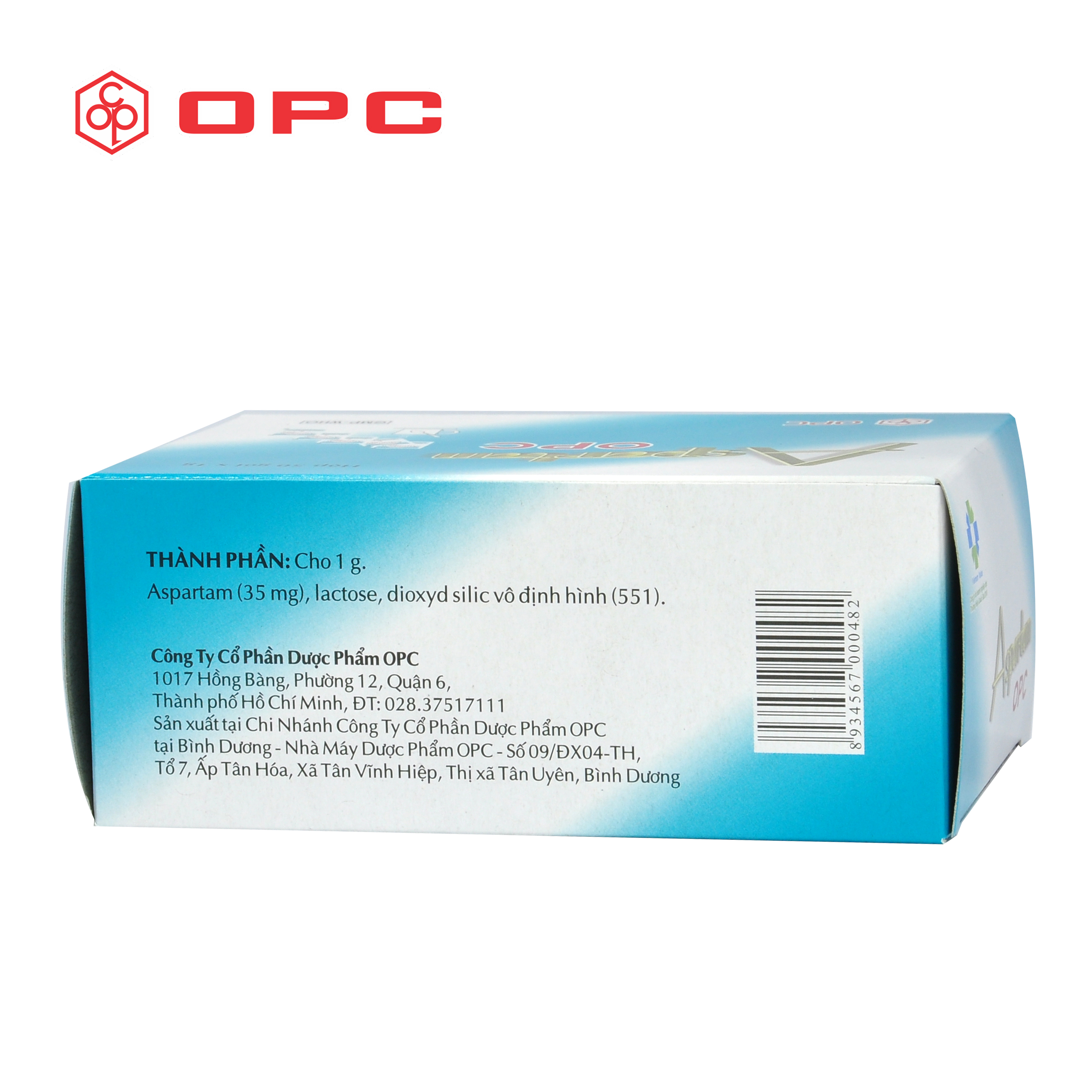 Aspartam Opc Diet Sugar