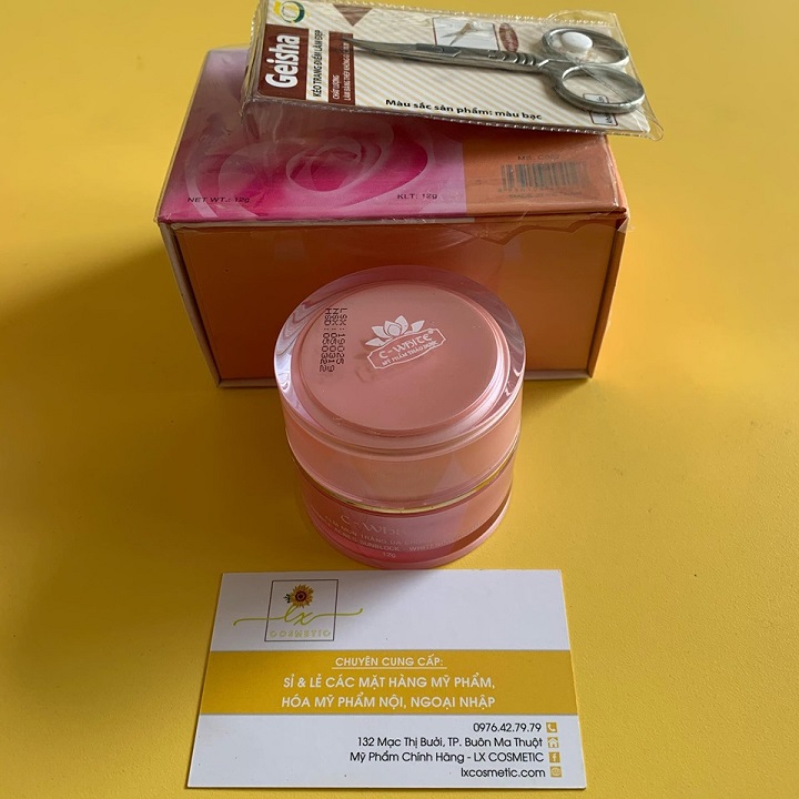 kem c white mụn trắng da chống nắng 12g